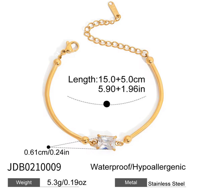 Solitaire Prism Bracelet